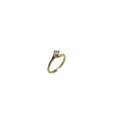 Δαχτυλίδι Φλόγα Mονόπετρο Gold K14 Δαχτυλίδια