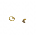 Ασημενια σκουλαρικια - Σκουλαρίκια Καρδιά 2in1 Silver925  ~mini~  Σκουλαρίκια